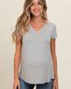 PinkBlush PinkBlush Basic V-Neck Short Sleeve Top - 1