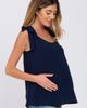 PinkBlush PinkBlush Blue Shoulder Bow Tank Top - 2