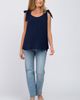 PinkBlush PinkBlush Blue Shoulder Bow Tank Top - 4