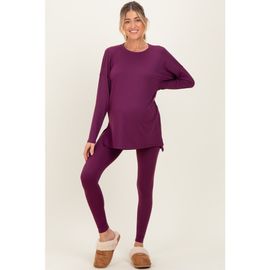 PinkBlush PinkBlush Brushed Knit Oversized Top and Legging Set