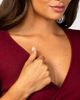 PinkBlush PinkBlush Brushed Knit Wrap Fitted Nursing Dress - 5