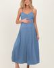 PinkBlush PinkBlush Button Accent Midi Dress - 1