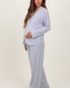 PinkBlush PinkBlush Button Down Top Wide Leg Pant Pajama Set - 3