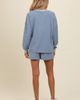 PinkBlush PinkBlush Checkered Plaid Pullover Shorts Set - 4