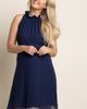PinkBlush PinkBlush Chiffon High Neck Dress - 1