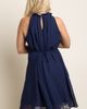 PinkBlush PinkBlush Chiffon High Neck Dress - 3