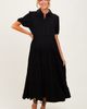 PinkBlush PinkBlush Collared Button Down Tiered Midi Dress - 1