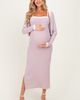 PinkBlush PinkBlush Color Block Sleeveless Fitted Dress Cardigan Set  - 1
