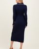PinkBlush PinkBlush Contrast Stitch Midi Sweater Dress - 4