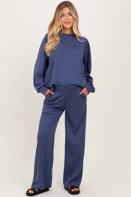 PinkBlush PinkBlush Crewneck Pullover Pant Set