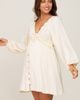 PinkBlush PinkBlush Crochet Lace Button Front Dress - 2