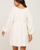 PinkBlush PinkBlush Crochet Lace Button Front Dress - 3