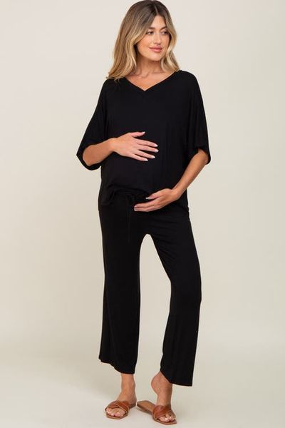 PinkBlush PinkBlush Cropped Pant Maternity Set