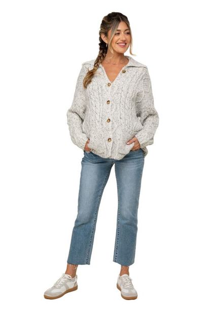 PinkBlush PinkBlush Cropped Raw Hem Straight Leg Maternity Jeans