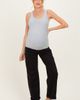 PinkBlush PinkBlush Cuffed Ankle Barrel Leg Maternity Jeans - 1