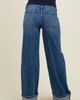 PinkBlush PinkBlush Cuffed Hem Baggy Wide Leg Maternity Jeans - 5