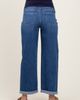 PinkBlush PinkBlush Cuffed Hem Wide Leg Cropped Maternity Jeans - 4