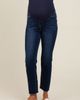 PinkBlush PinkBlush Cut Hem Slim Straight Maternity Jeans - 3