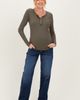 PinkBlush PinkBlush Dark Wash Boyfriend Fit Maternity Jeans - 1