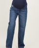PinkBlush PinkBlush Dark Wash Wide Leg Maternity Jeans - 2