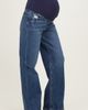 PinkBlush PinkBlush Dark Wash Wide Leg Maternity Jeans - 4