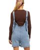 PinkBlush PinkBlush Denim Scoop Neck Short Overall - 3