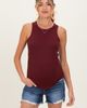 PinkBlush PinkBlush Distressed Fringe Hem Maternity Shorts - 1