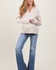 PinkBlush PinkBlush Distressed Knee Flare Maternity Jeans - 1