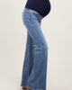 PinkBlush PinkBlush Distressed Knee Flare Maternity Jeans - 4