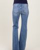 PinkBlush PinkBlush Distressed Knee Flare Maternity Jeans - 5