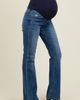 PinkBlush PinkBlush Distressed Raw Hem Maternity Bootcut Jeans - 4