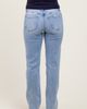 PinkBlush PinkBlush Distressed Ripped Knee Straight Leg Maternity Jeans - 5