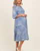 PinkBlush PinkBlush Embroidered Tiered Midi Shirt Dress - 2