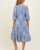 PinkBlush PinkBlush Embroidered Tiered Midi Shirt Dress - 3