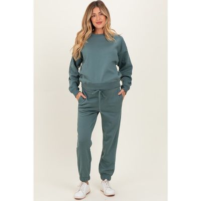 PinkBlush PinkBlush Fleece Long Sleeve Pullover & Jogger Set
