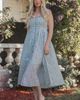PinkBlush PinkBlush Floral Button Front Sleeveless Maxi Dress - 3