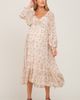 PinkBlush PinkBlush Floral Chiffon Ruffle Maxi Dress - 1