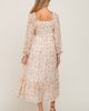 PinkBlush PinkBlush Floral Chiffon Ruffle Maxi Dress - 5