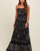 PinkBlush PinkBlush Floral Contrast Trim Maxi Dress - 1