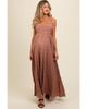 PinkBlush PinkBlush Floral Cutout Tie Back Maxi Dress - 1