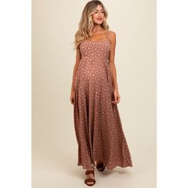 PinkBlush PinkBlush Floral Cutout Tie Back Maxi Dress
