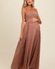 PinkBlush PinkBlush Floral Cutout Tie Back Maxi Dress - 3