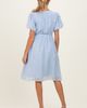 PinkBlush PinkBlush Floral Embroidered Tie Waist Dress - 3