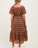 PinkBlush PinkBlush Floral Embroidered Tiered Midi Dress - 3