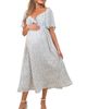 PinkBlush PinkBlush Floral Front Tie Midi Dress - 2