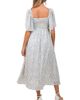 PinkBlush PinkBlush Floral Front Tie Midi Dress - 4