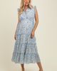 PinkBlush PinkBlush Floral Print Frilled Pocketed Midi Dress - 1