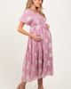 PinkBlush PinkBlush Floral Print Ruffle Hem Midi Dress - 3