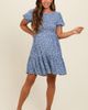PinkBlush PinkBlush Floral Puff Sleeve Smocked Dress - 2