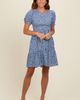 PinkBlush PinkBlush Floral Puff Sleeve Smocked Dress - 5